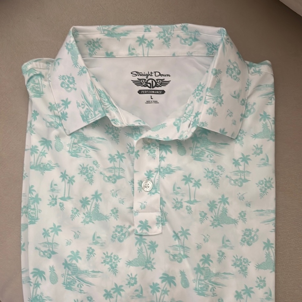 Straight Down golf shirt